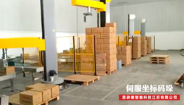 Servo Cartesian Palletizer – Automatic Palletizing Video