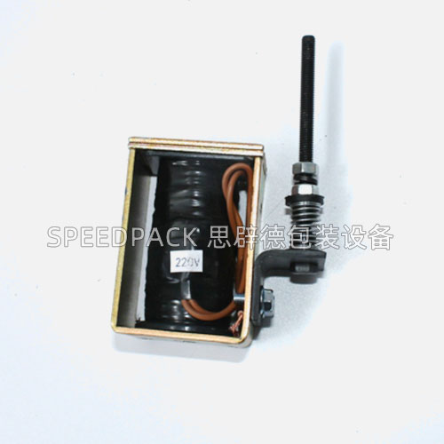 半自动打包机 220V电磁铁+角铁、弹簧、螺丝组合